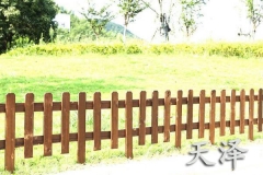 鹿泉防腐木围栏